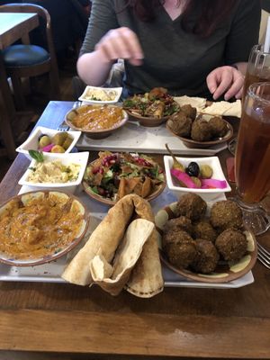 Double mixed mezzes at Damascena Coffee House - Temple Row in Birmingham