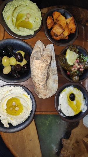 Delicious meze at Damascena Coffee House - Temple Row in Birmingham
