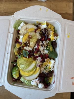 Came with two slices of bread and extra dressing  at Yummy Mummy Vegan Bistro in Berlin