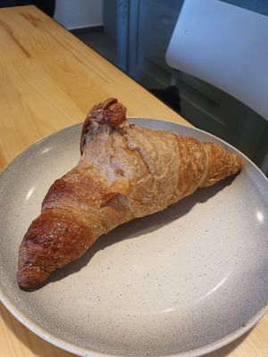 Wholewheat croissant with jam filling at Yummy Mummy Vegan Bistro in Berlin