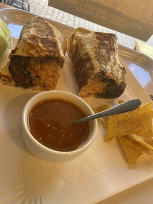 Veggie burrito at Taqueria Mexicana in Brasov