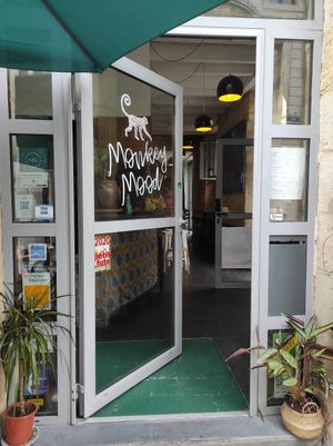 Door at Monkey Mood in Bordeaux