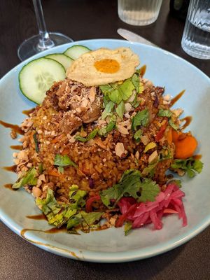 Nasi goreng at Monkey Mood in Bordeaux
