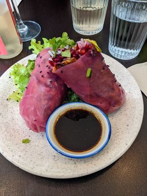 Spring rolls at Monkey Mood in Bordeaux