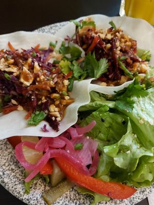 Entree: tacos at Monkey Mood in Bordeaux