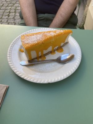 Mango cheesecake   at Monkey Mood in Bordeaux