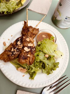 Satay  at Monkey Mood in Bordeaux