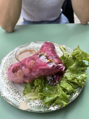 Spring rolls   at Monkey Mood in Bordeaux