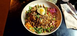 I not sure what was that but it was one of my best vegan dishes ever 😍 at Monkey Mood in Bordeaux