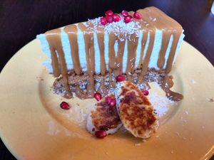 Banoffee cheesecake at Monkey Mood in Bordeaux