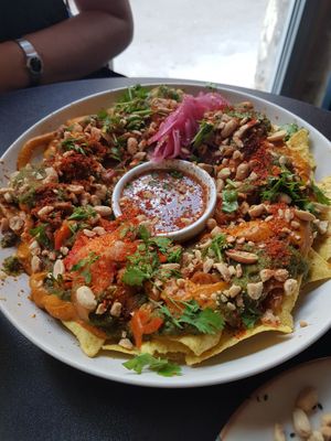 Jackfruit nachos. A must have sharer.  at Monkey Mood in Bordeaux