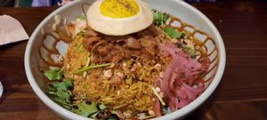 Nasi goreng (too hot !) at Monkey Mood in Bordeaux