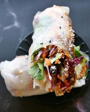 Rouleaux de printemps at Monkey Mood in Bordeaux