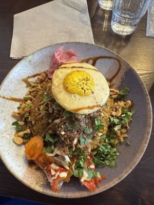 Nasi jackfruit   at Monkey Mood in Bordeaux