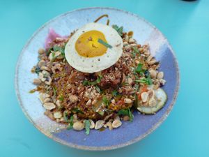 Nasi goreng au jackfruit at Monkey Mood in Bordeaux