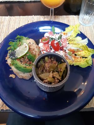 Assiette composée at Monkey Mood in Bordeaux