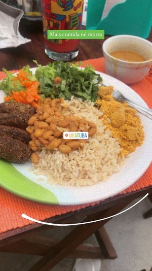 Almoço delícia! at Vegetarian Food in Ubatuba