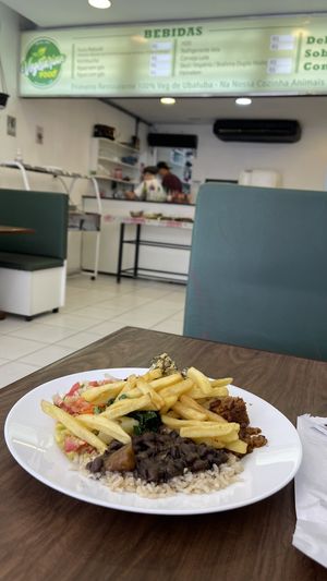   at Vegetarian Food in Ubatuba