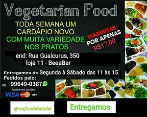 Delivery at Vegetarian Food in Ubatuba
