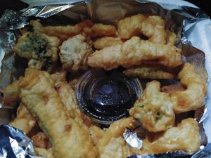 Grand tempura at Thai Vegan in Greer