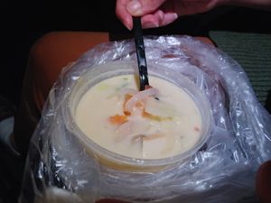 Tom Ka Kai soup at Thai Vegan in Greer