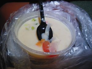 Tom Ka Kai Soup at Thai Vegan in Greer