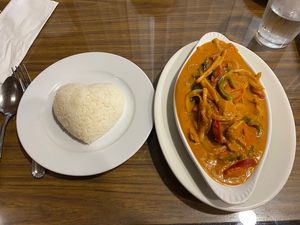 Red curry was fantastic   at Thai Vegan in Greer