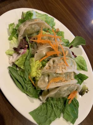 Steamed Dumplings at Thai Vegan in Greer