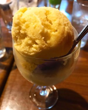 Coconut ice cream at Thai Vegan in Greer