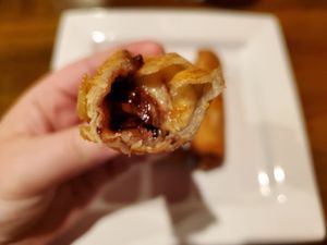 Chocolate Banana Rolls at Thai Vegan in Greer