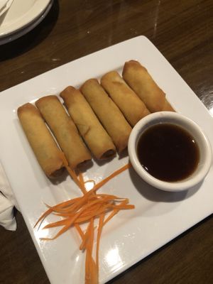 Spring Rolls at Thai Vegan in Greer