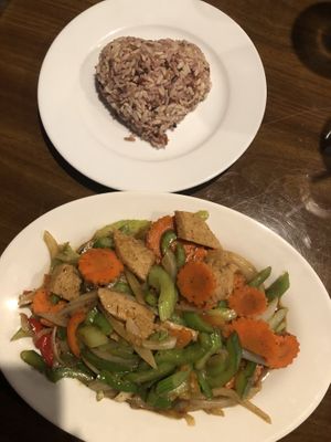 Garlic Pepper Chicken  at Thai Vegan in Greer