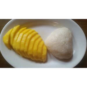 Mango Sticky Rice.  at Thai Vegan in Greer