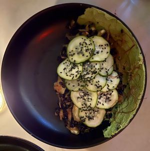 Kimchi fried rice   at Public Records in Brooklyn