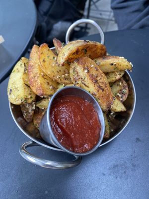 Fries  at Public Records in Brooklyn