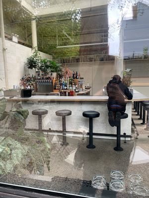 Bar inside  at Public Records in Brooklyn