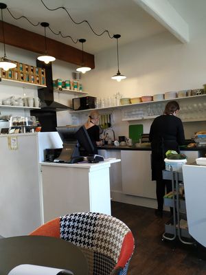 Kitchen at Vegan Deva in Chester