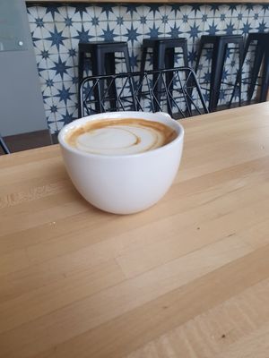 Vegan flat white at Rethink in Altamonte Springs