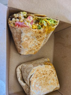 Tofu scramble wrap at Rethink in Altamonte Springs