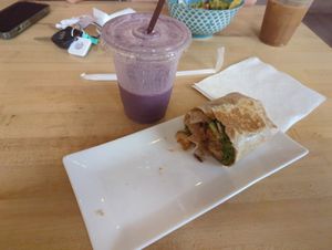 BLT Wrap and #1 Smoothie at Rethink in Altamonte Springs