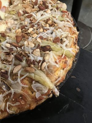 Champignons: half large  at Pizzería Güerrín in Buenos Aires