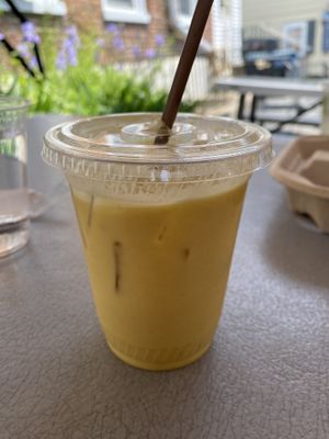 Iced Turmeric Latte (Daily Special).  at Nourish by MAMA in Doylestown