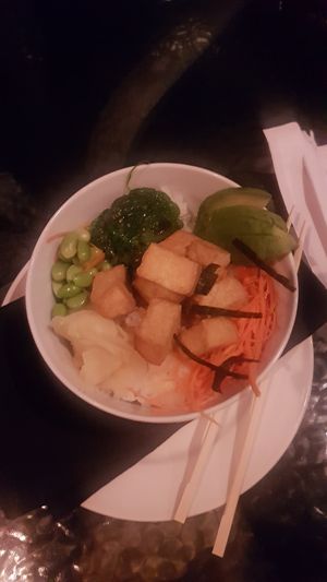 Hood Poke Bowl at The Hooded Merganser in Penticton