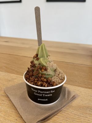 mint freeze with toppings   at Pressed Juicery - Fashion Valley in San Diego