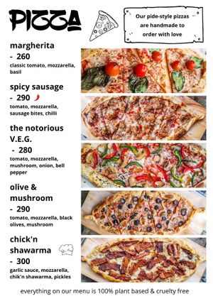 Menu page 5 at Vegan Junkie in Phuket