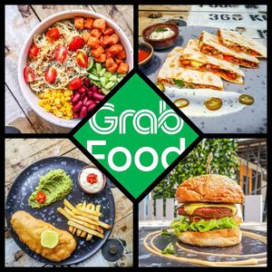 Available on Grab Food delivery! at Vegan Junkie in Phuket