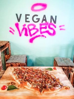 Vegan vibes and pizza! at Vegan Junkie in Phuket