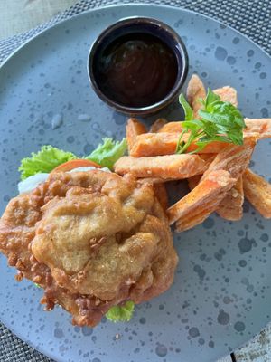 Deep fried  #Veganuary at Vegan Junkie in Phuket