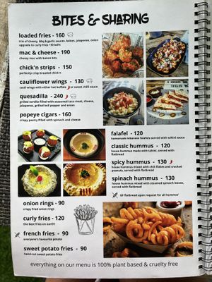 Menú #Veganuary at Vegan Junkie in Phuket