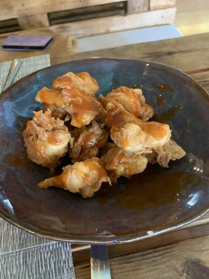 Cauliflower wings. Ok    at Vegan Junkie in Phuket